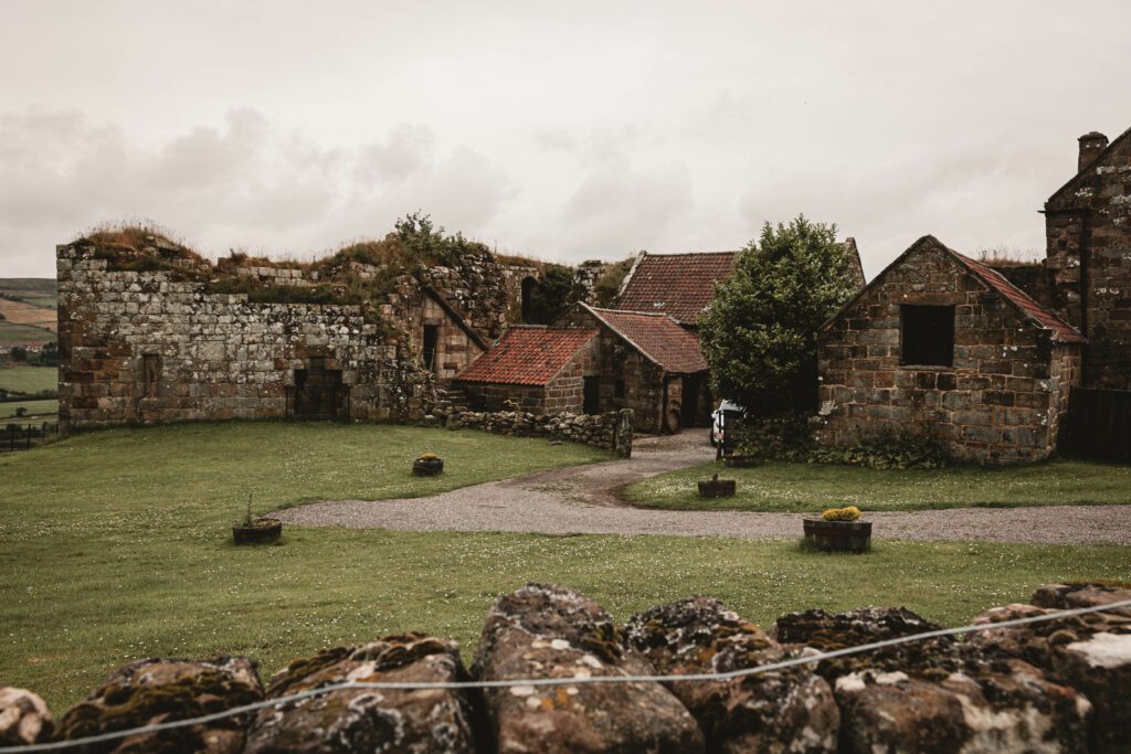 Danby castle exterior - North yorkshire wedding venue