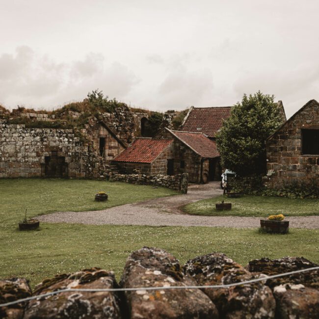 Danby castle exterior - North yorkshire wedding venue