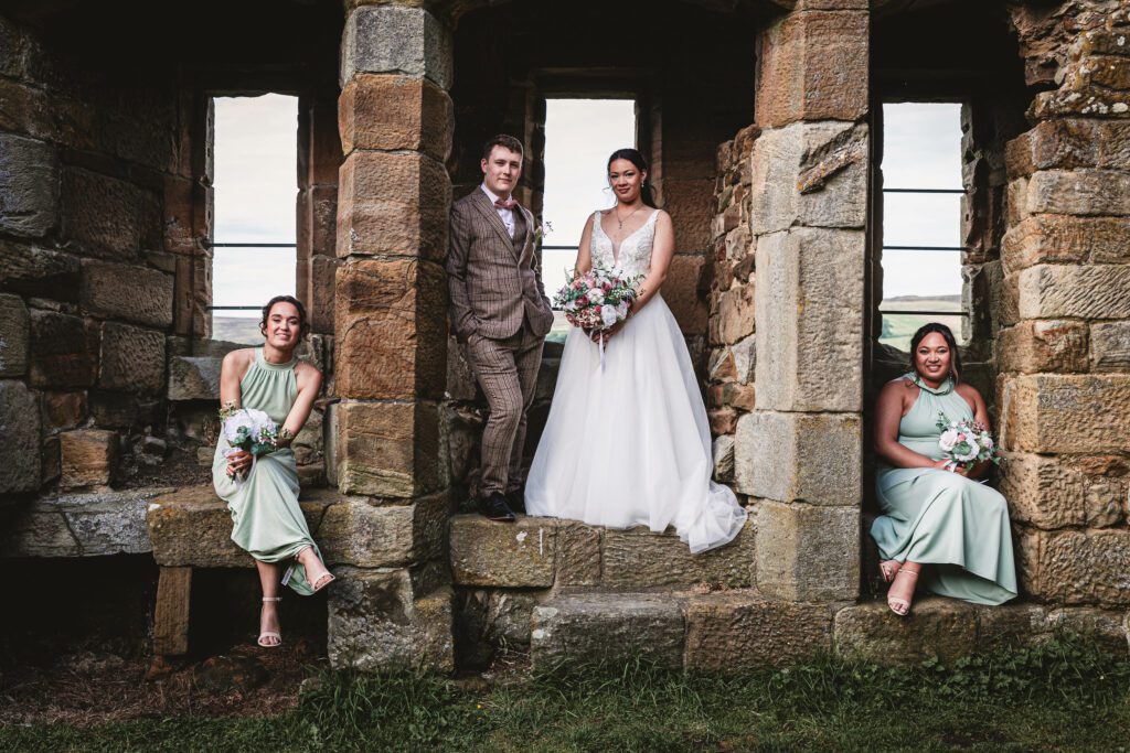 Danby castle ruins - wedding venue north yorkshire